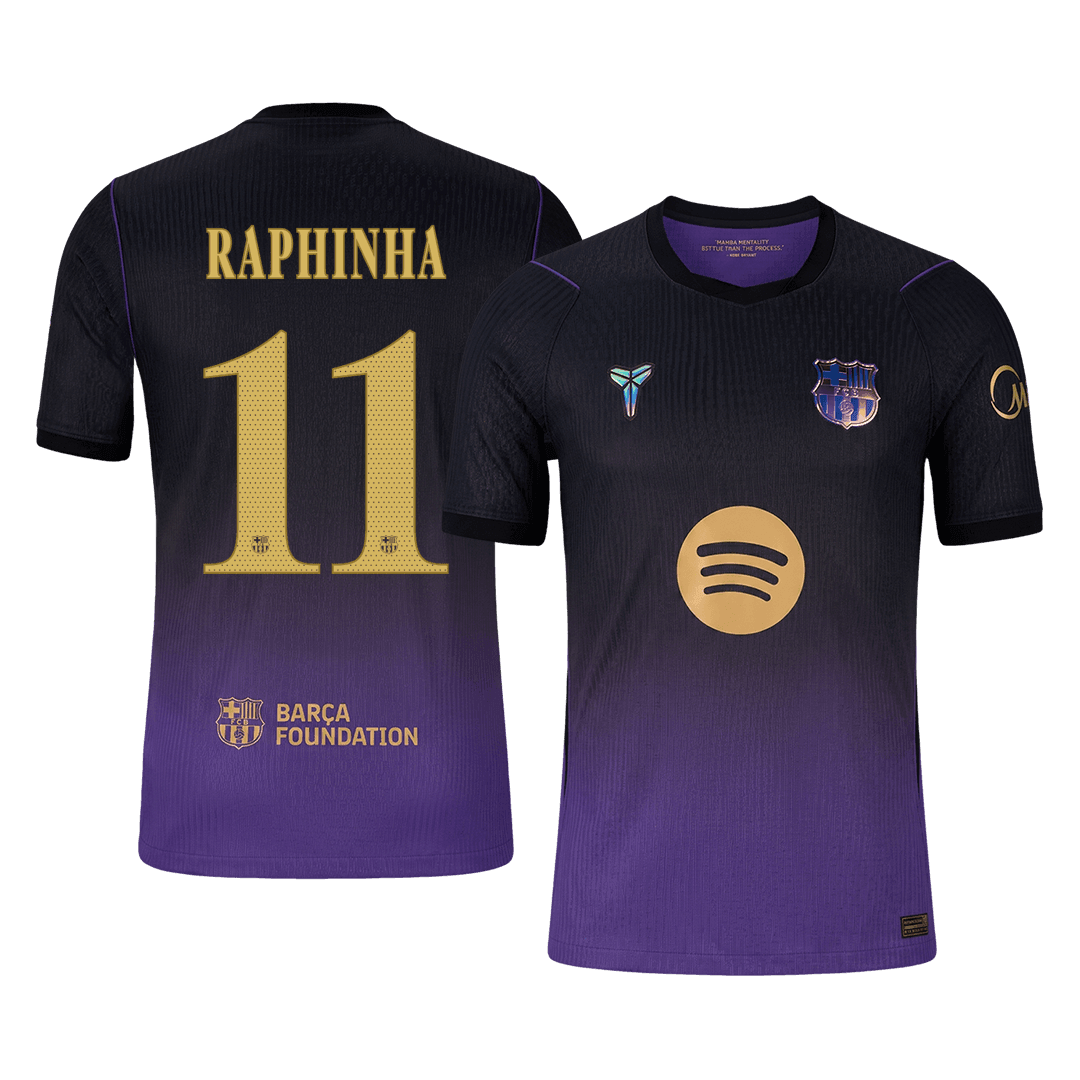 RAPHINHA #11 Barcelona Játékos Verzió Idegenbeli Mez 2026/27 - UCL