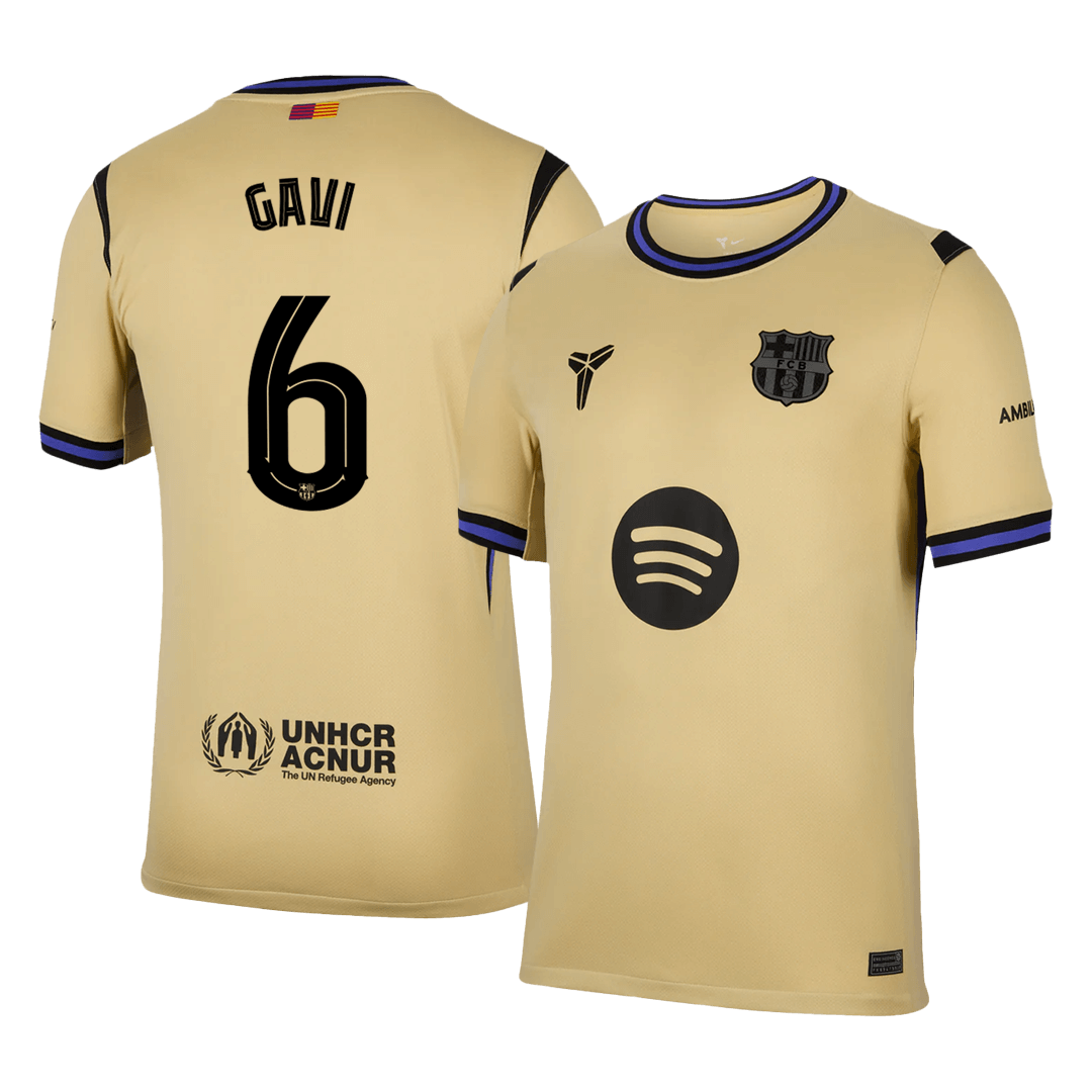 GAVI #6 Barcelona 
 Idegen 
 Futball Mez 
2025/26 
 Sárga 
 
 
- UCL