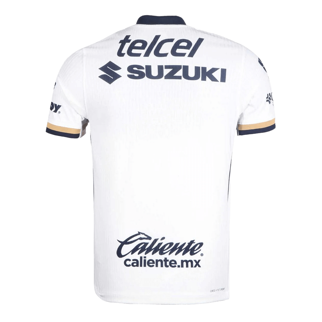 Pumas UNAM Játékos Otthon Mez 2025/26 Fehér