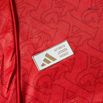 RICE #41 Hiteles Arsenal Otthoni Soccer Mez 2025/26 Piros