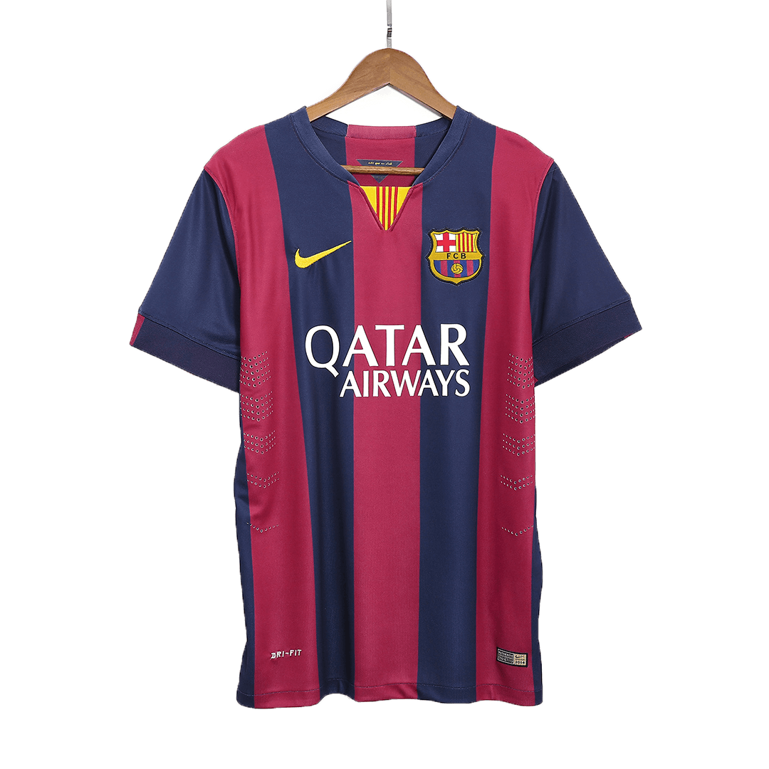 Barcelona Otthon Retro Futball Mez 2014/15 Piros&Kék