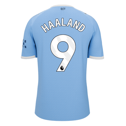 HAALAND #9 Manchester City Otthoni Futball Mez 2025/26 Kék