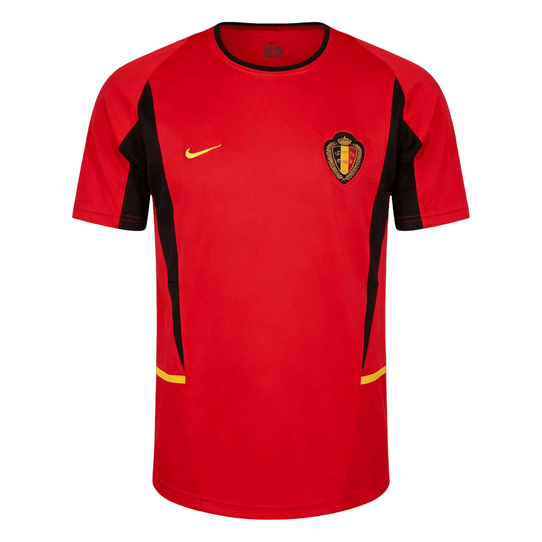 Belgium Hazai Retro Futball Mez 2002 Piros