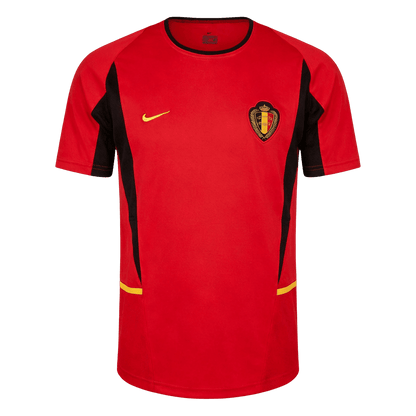 Belgium Hazai Retro Futball Mez 2002 Piros