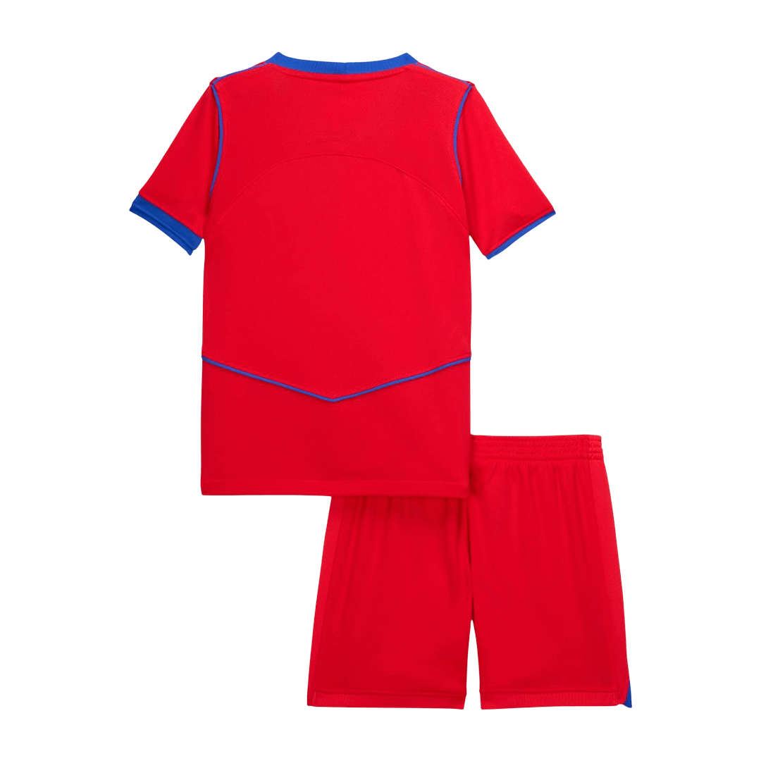 PSG Gyerek Harmadik Mez Készlet(Mez+Nadrág) 2025/26 Piros