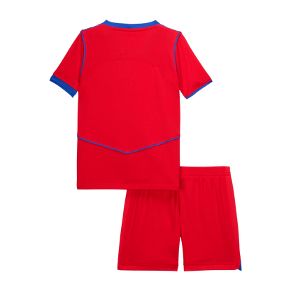 PSG Gyerek Harmadik Mez Készlet(Mez+Nadrág) 2025/26 Piros