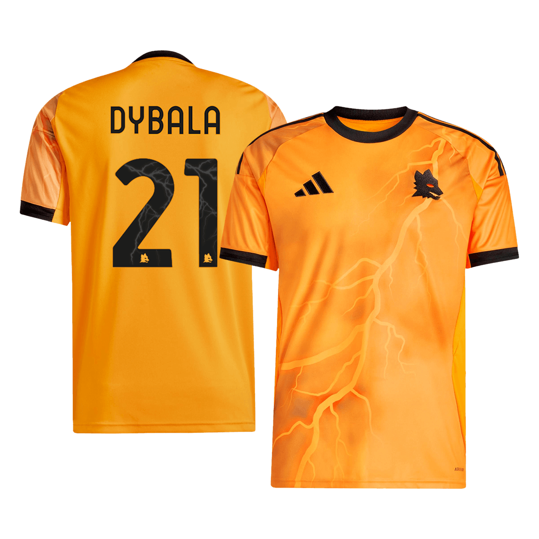 DYBALA #21 Roma Idegenbeli Mez 2025/26 Narancs