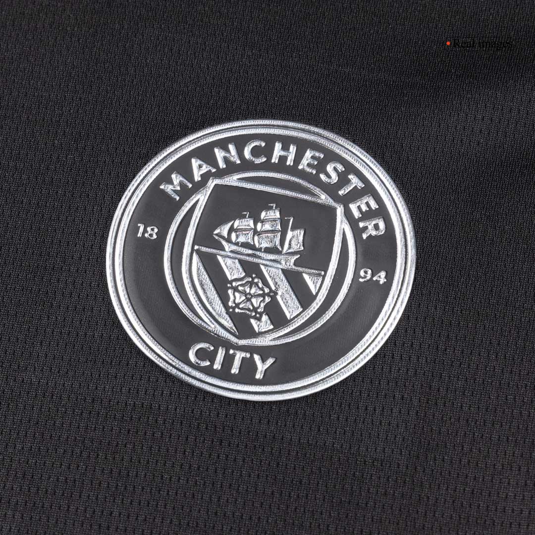 Manchester City Idegenbeli Mez Szett (Mez+Nadrág) 2025/26 Fekete