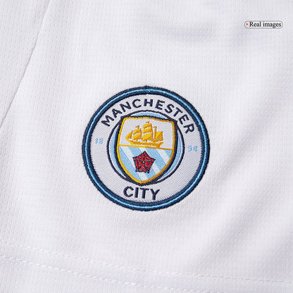 Manchester City Otthon Soccer Rövidnadrág 25/26 Fehér