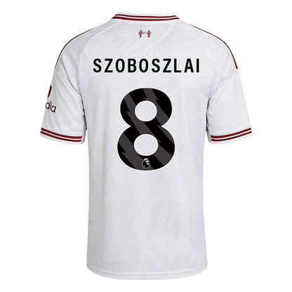 SZOBOSZLAI #8 Liverpool Idegenbeli Mez 2026/27 Fehér