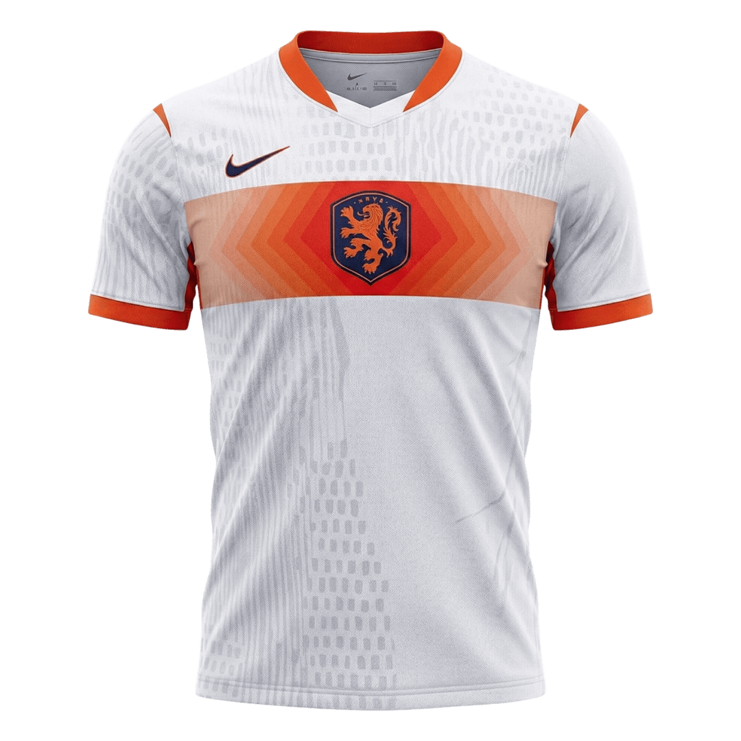 Netherlands Játékos Verzió Idegenbeli Mez World Cup 2026 Fehér