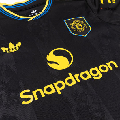 Manchester United Gyerek Idegenbeli Harmadik Mez Készlet(Mez+Nadrág+Zokni) 2025/26 Fekete