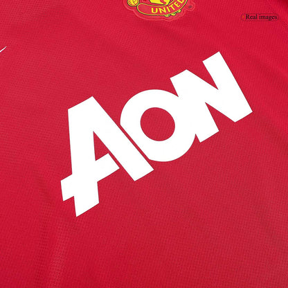 Manchester United Hazai Retro Futball Mez 2011/12 Piros