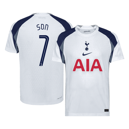 SON #7 Tottenham Hotspur Játékos Otthon Mez 2025/26 Fehér - UCL
