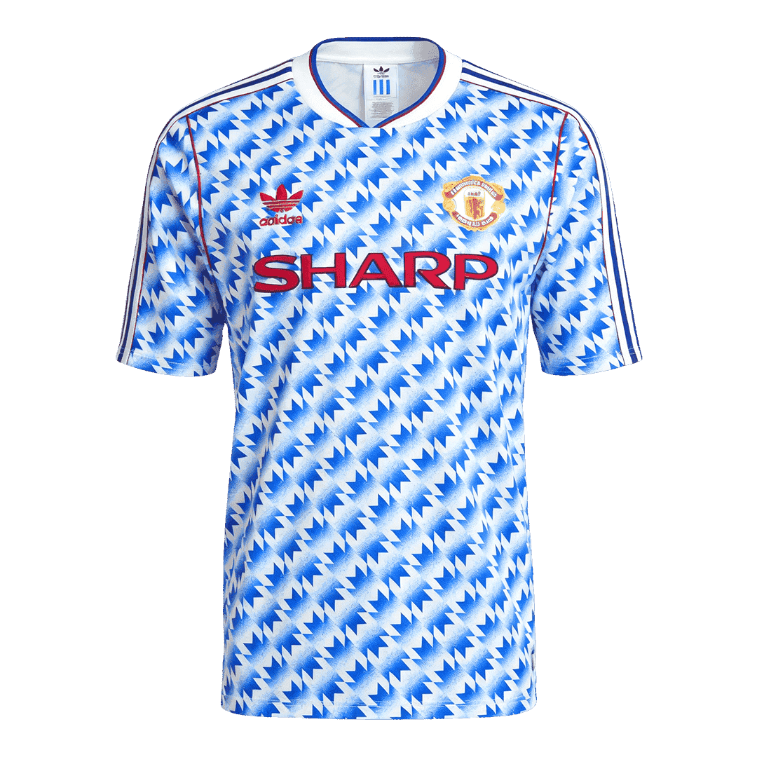 Manchester United Idegenbeli Retro Futball Mez 1990/92 Kék