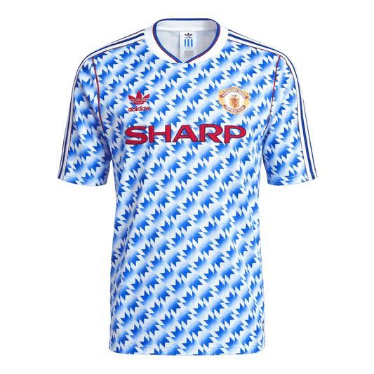 Manchester United Idegenbeli Retro Futball Mez 1990/92 Kék