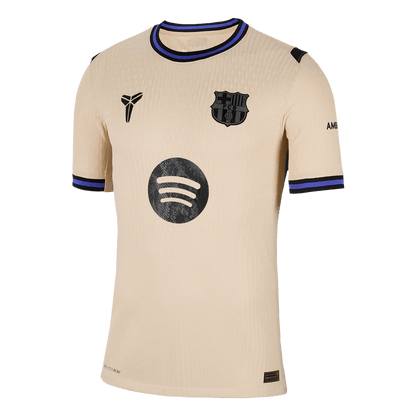 LAMINE YAMAL #10 Hiteles Barcelona Idegenbeli Soccer Mez 2025/26 Sárga - UCL