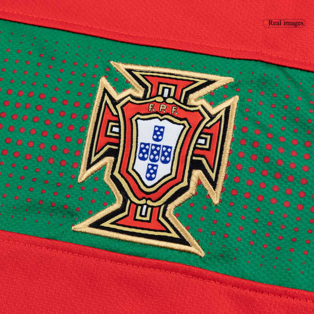 Portugal Otthon Retro Futball Mez 2010 Piros