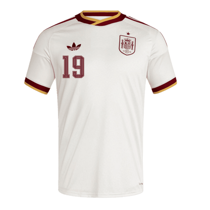 LAMINE YAMAL #19 Spain Idegenbeli Világbajnoki Mez 2026 Fehér