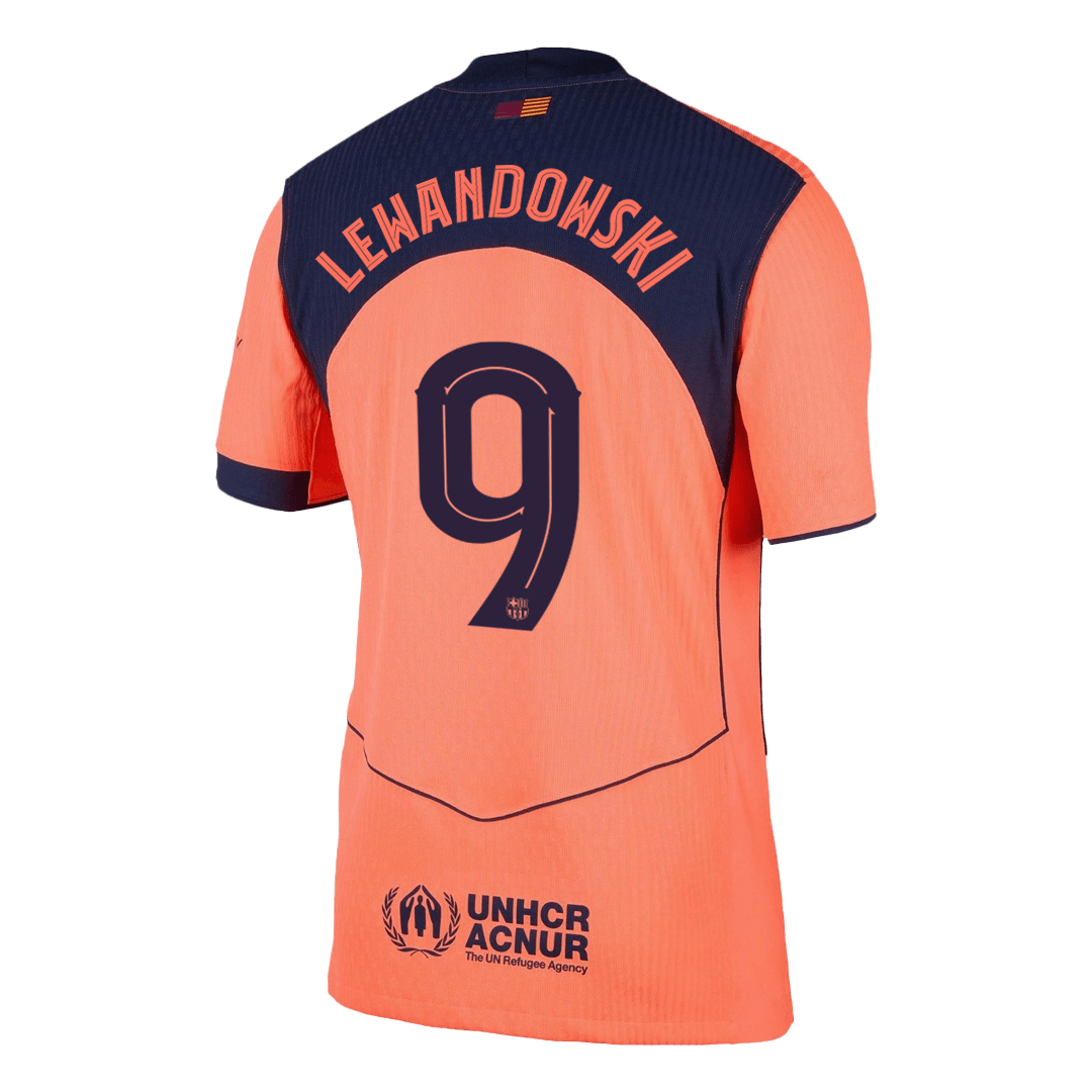 LEWANDOWSKI #9 Barcelona Játékos Idegenbeli Harmadik Mez 2025/26