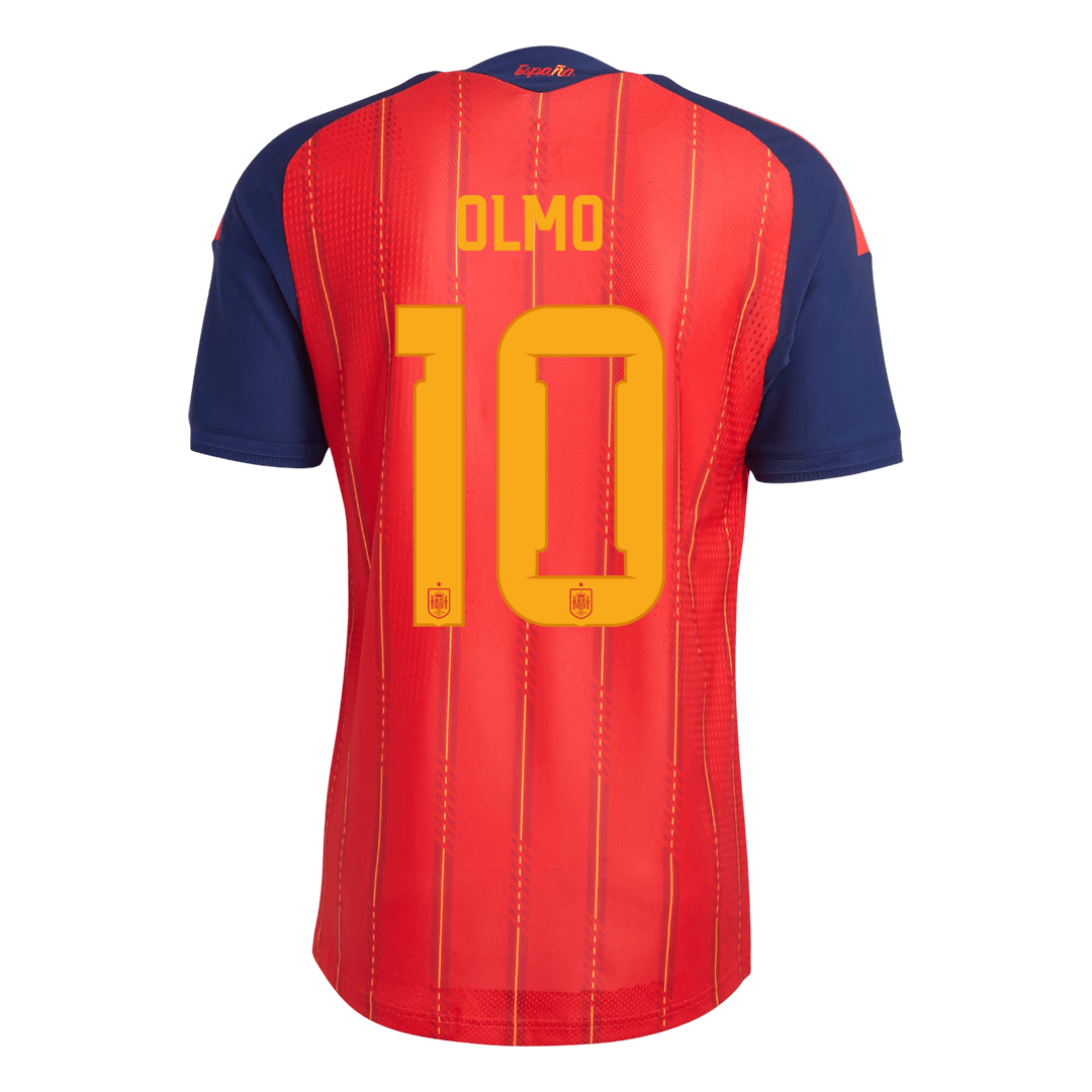 OLMO #10 Spain Játékos Verzió Hazai Mez Világbajnoki 2026 Piros