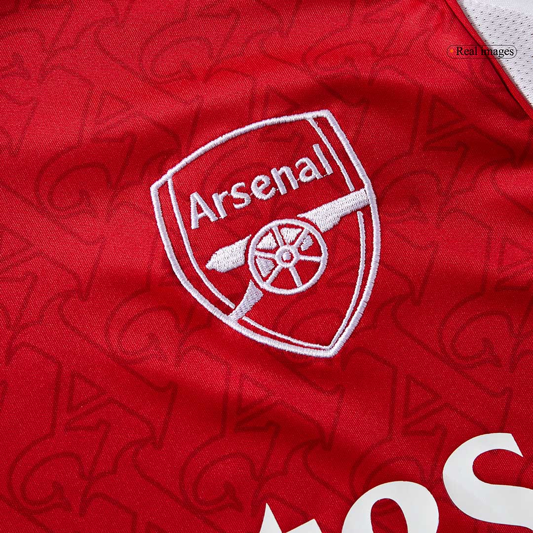 Arsenal Otthoni Hosszú Ujjú Soccer Mez 2025/26 Piros