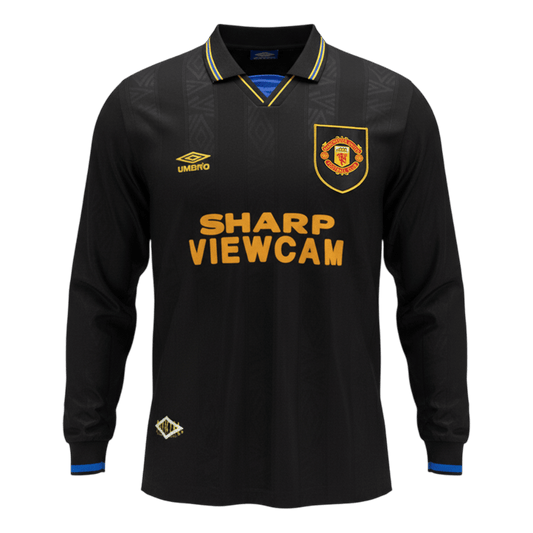 Manchester United Idegenbeli Retro Mez 1993/94 Fekete 2025/26
