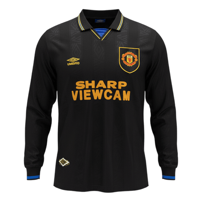 Manchester United Idegenbeli Retro Mez 1993/94 Fekete 2025/26