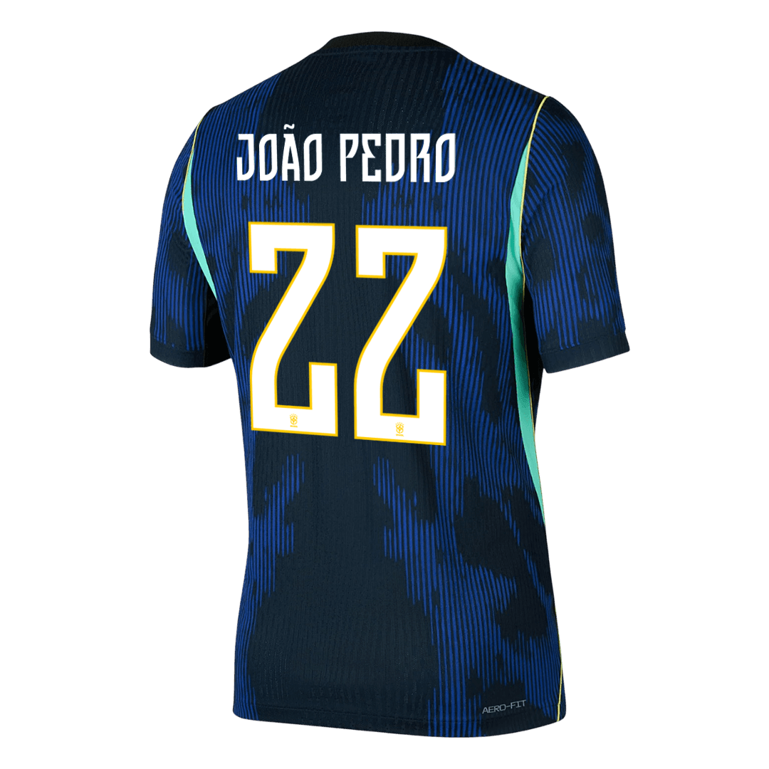 JOÃO PEDRO #22 Brazil Játékos Verzió Idegenbeli Mez Világbajnoki 2026