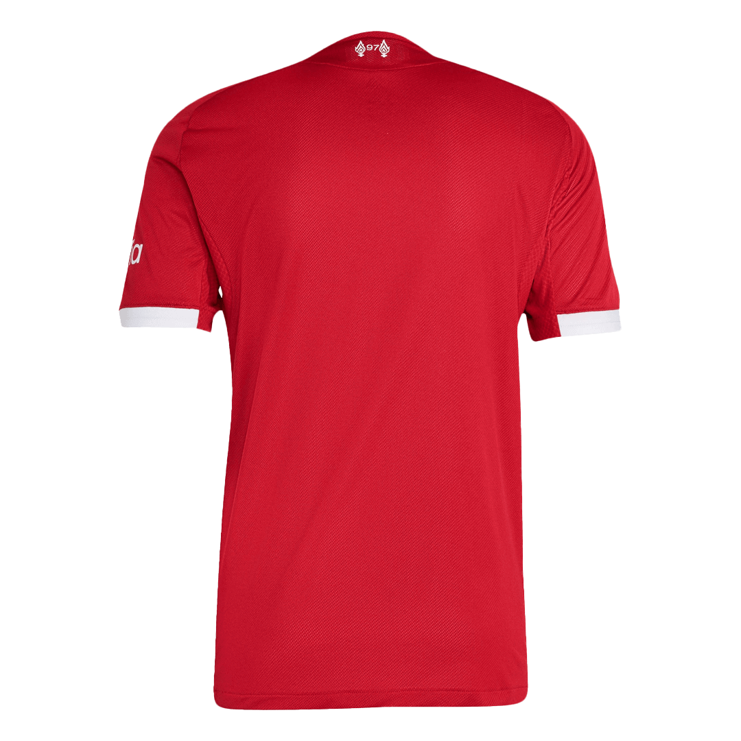 Hiteles Liverpool Otthon Soccer Mez 25/26 Piros