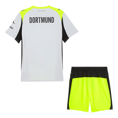 Borussia Dortmund Idegenbeli Mez Szett (Mez+Nadrág) 2025/26 Szürke