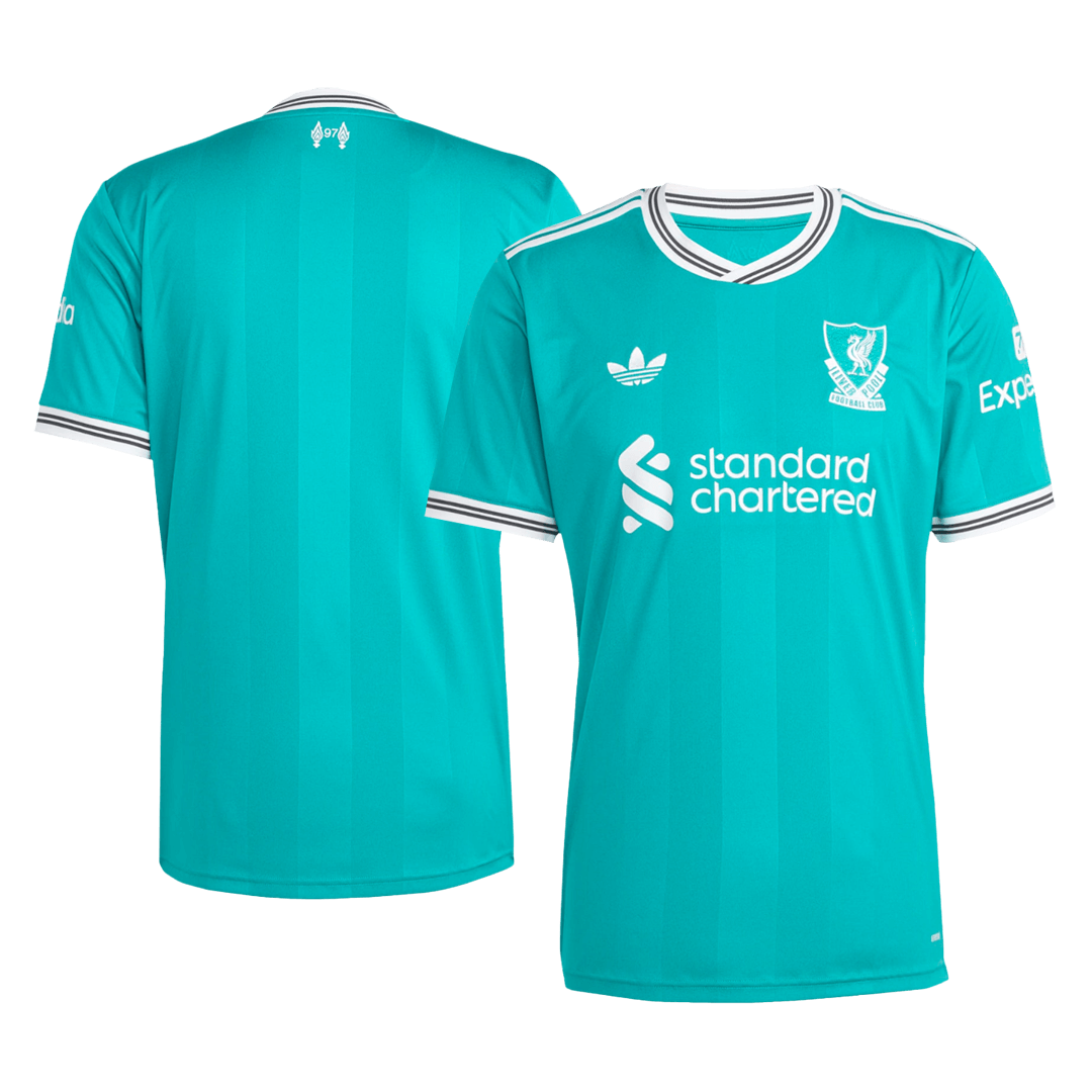 Liverpool 
 Idegenbeli Harmadik 
 Mez 
2025/26 
 
Zöld