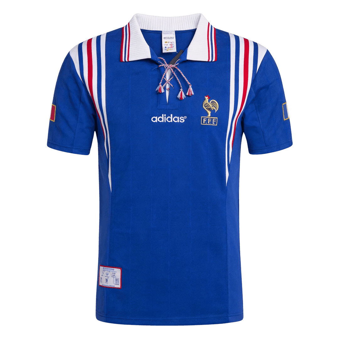 France Hazai Retro Futball Mez 1996 Kék