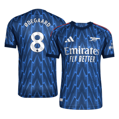 ØDEGAARD #8 Arsenal Játékos Idegenbeli Mez 2025/26 Kék