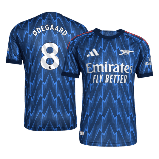 ØDEGAARD #8 Arsenal Játékos Idegenbeli Mez 2025/26 Kék