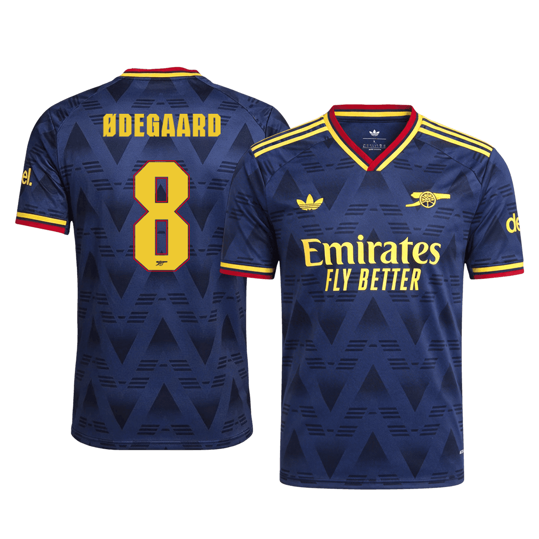 ØDEGAARD #8 Arsenal Játékos Verzió Idegenbeli Mez 2026/27 - UCL