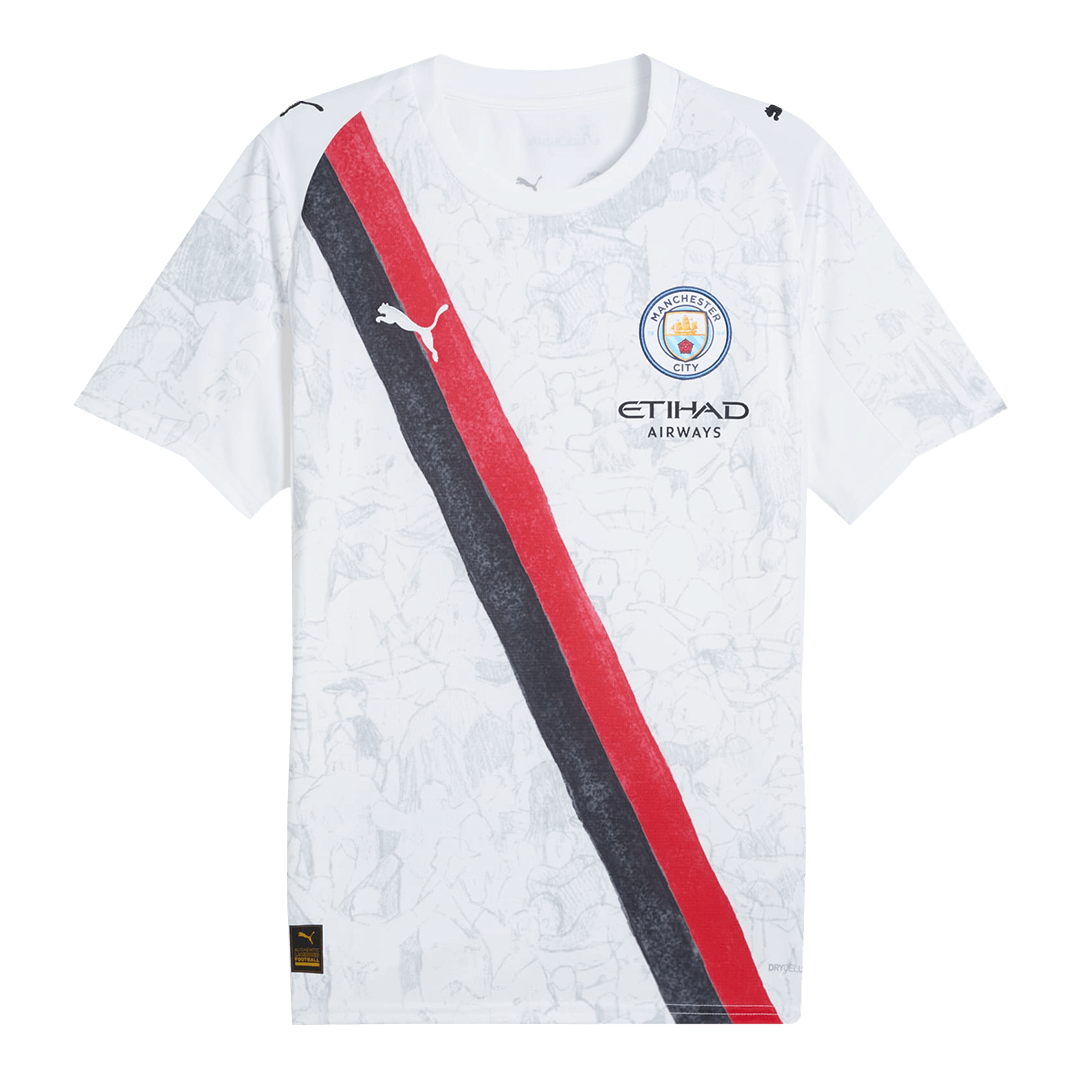 HAALAND #9 Manchester City Futball Mez 2025/26 Fehér