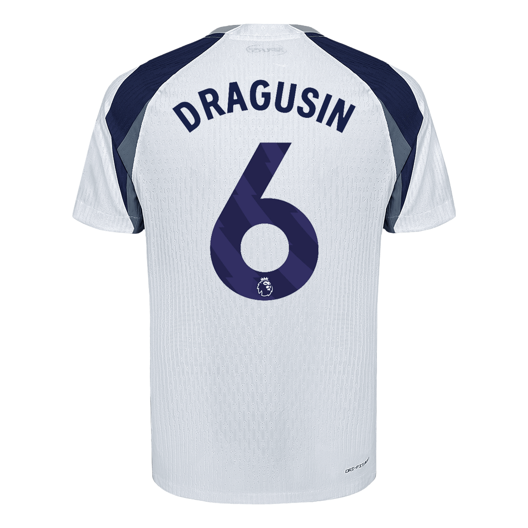 DRAGUSIN #6 Tottenham Hotspur Játékos Otthon Mez 2025/26 Fehér