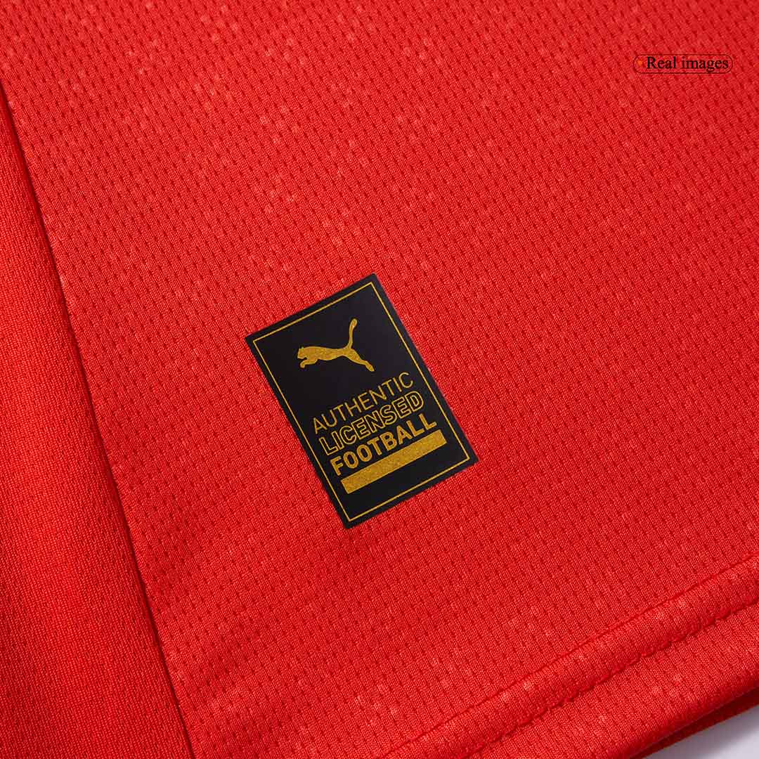 Női RONALDO #7 Portugal Otthon Futball Mez 2025 Piros