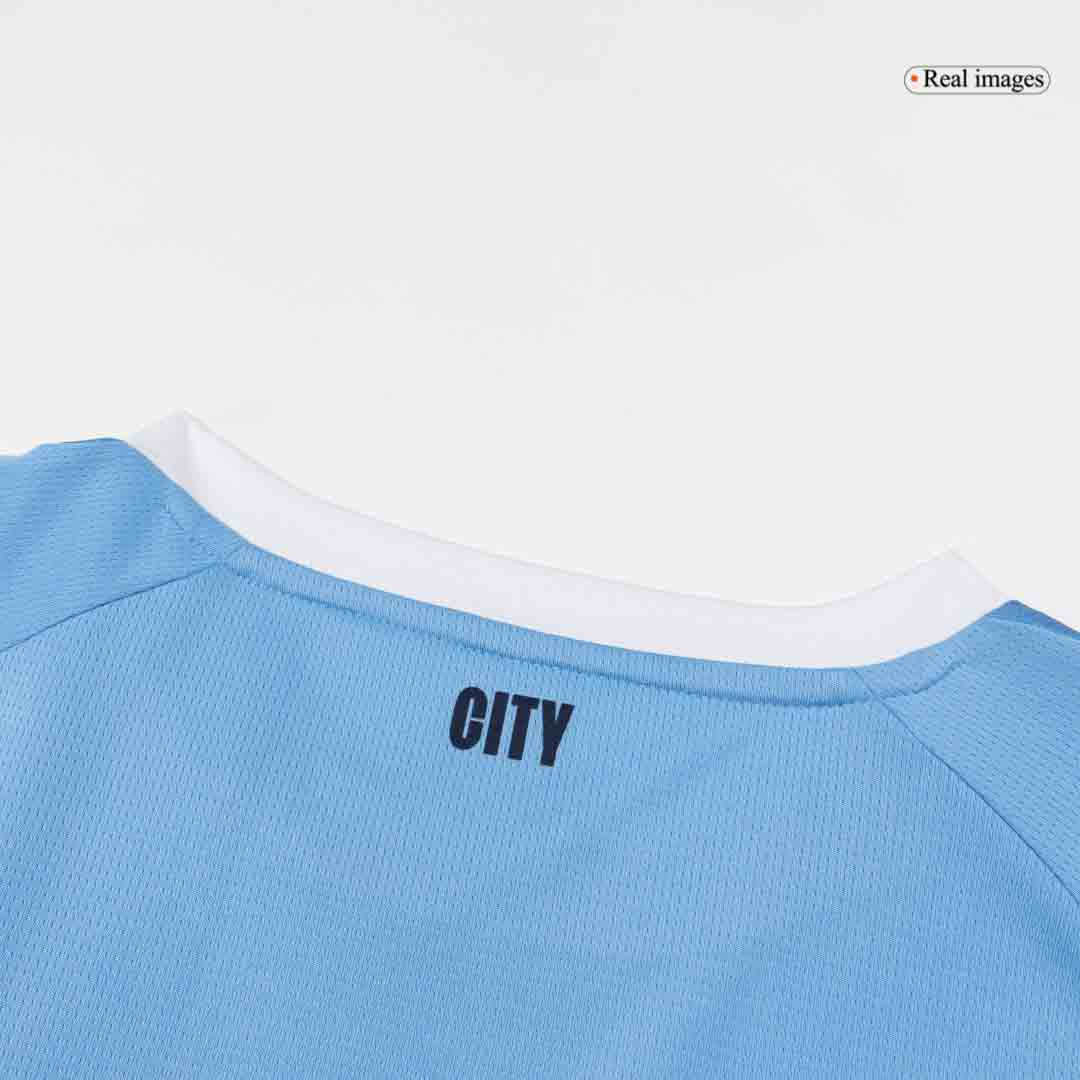 HAALAND #9 Manchester City Otthoni Futball Mez 2025/26 Kék