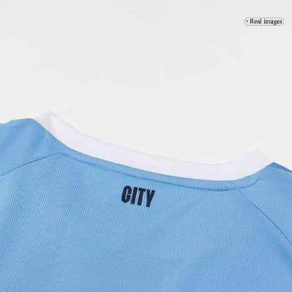 HAALAND #9 Manchester City Otthoni Futball Mez 2025/26 Kék