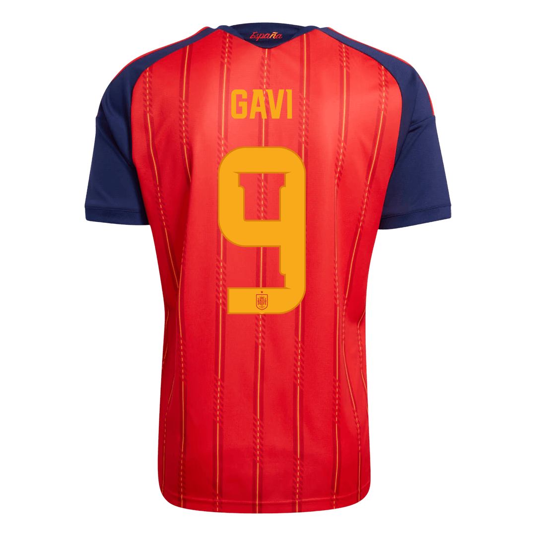 GAVI #9 Spain Hazai Futball Világbajnoki 2026 Piros