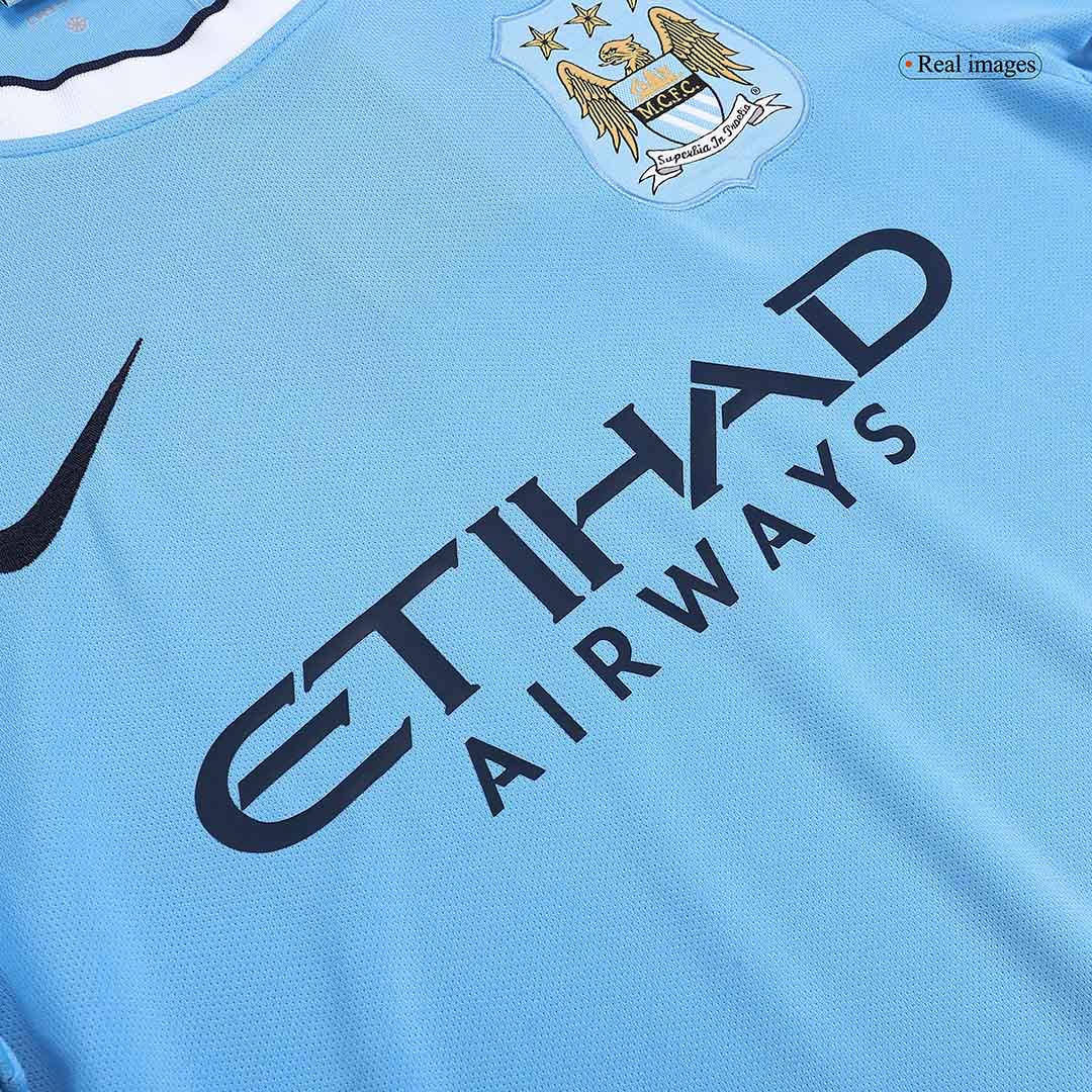 Manchester City Otthon Retro Futball Mez 2013/14 Kék
