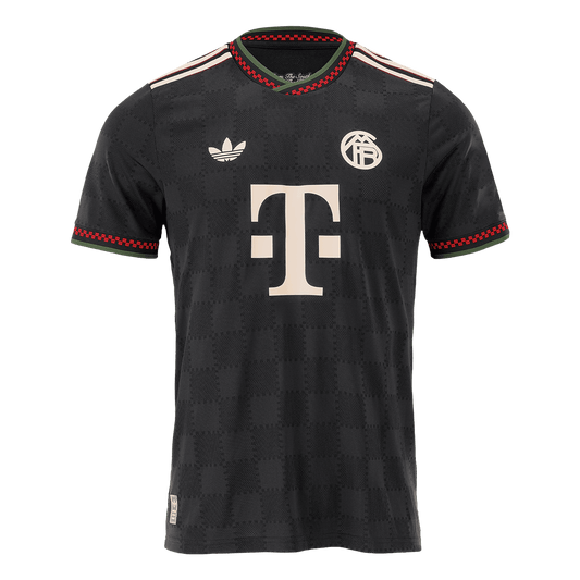 Bayern Munich Játékos Idegenbeli Harmadik Mez 2025/26 Fekete