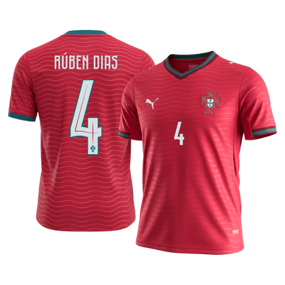 RÚBEN DIAS #4 Portugal Hazai Mez 2026 Piros