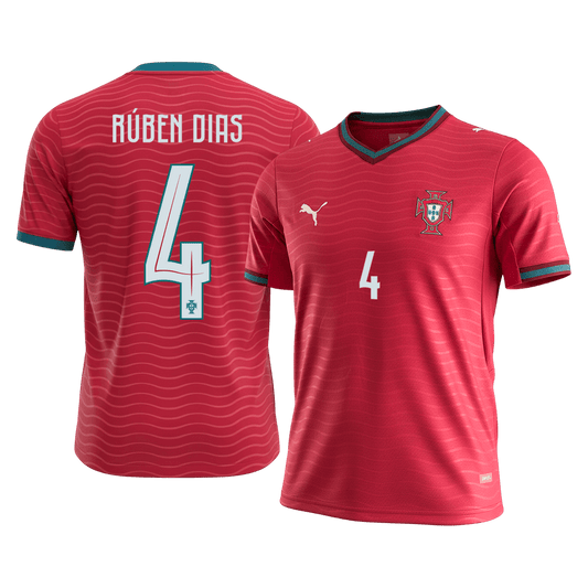 RÚBEN DIAS #4 Portugal Hazai Mez 2026 Piros