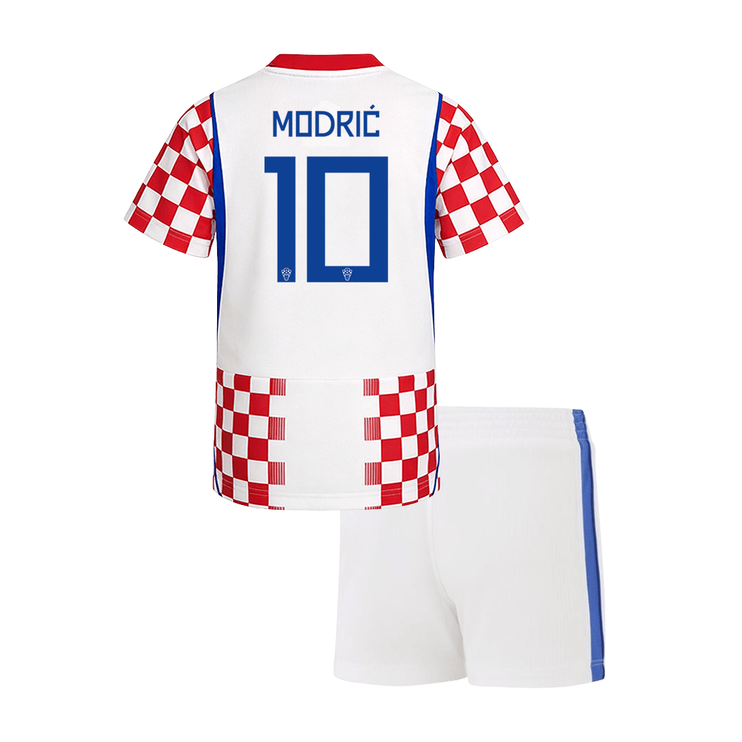 Croatia MODRIĆ #10 Gyerek Hazai Világbajnokság Mez 2026