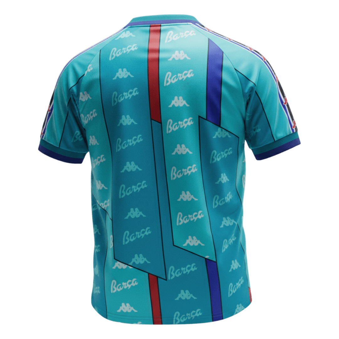 Barcelona Idegenbeli Retro Futball Mez 1996/97 Kék