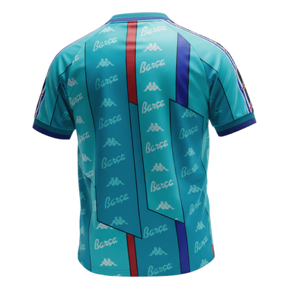 Barcelona Idegenbeli Retro Futball Mez 1996/97 Kék