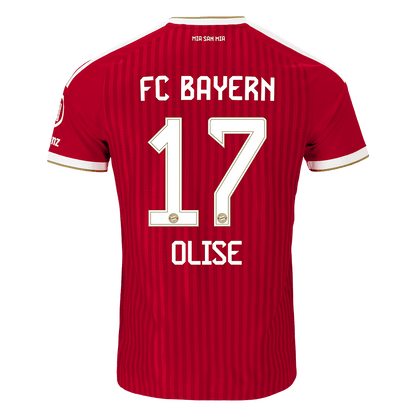 OLISE #17 Bayern Munich Játékos Verzió Hazai Mez 2026/27 Piros